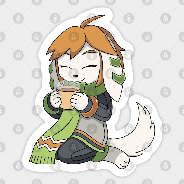 Milla Hot Cooca Sticker by Firestorm Fox